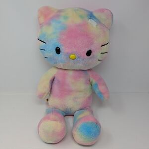 Hello Kitty Build A Bear Plush Watercolor Tie Die Pastel